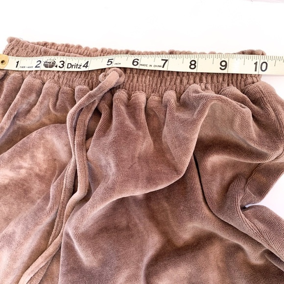 Vanita Rosa Taupe Luxury LowRise Velour Joggers XS - Picture 4 of 12